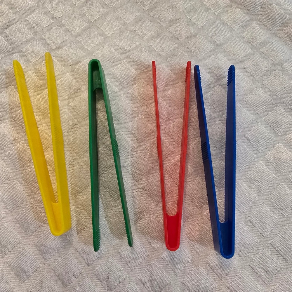 Vintage Bed Bugs Board Game Replacement Tweezers Tongs Set of 4